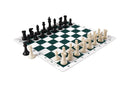 Super Staunton Quadruple Weighted Chess Set, Mousepad Chess Board and Drawstring Bag