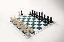 Super Staunton Quadruple Weighted Chess Set, Mousepad Chess Board and Drawstring Bag