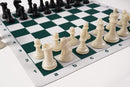 Super Staunton Quadruple Weighted Chess Set, Mousepad Chess Board and Drawstring Bag