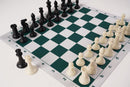 Super Staunton Quadruple Weighted Chess Set, Mousepad Chess Board and Drawstring Bag
