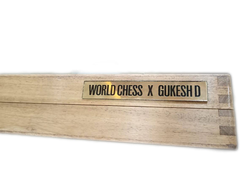 World Chess Travel Chess Set - Gukesh D World Champion Edition