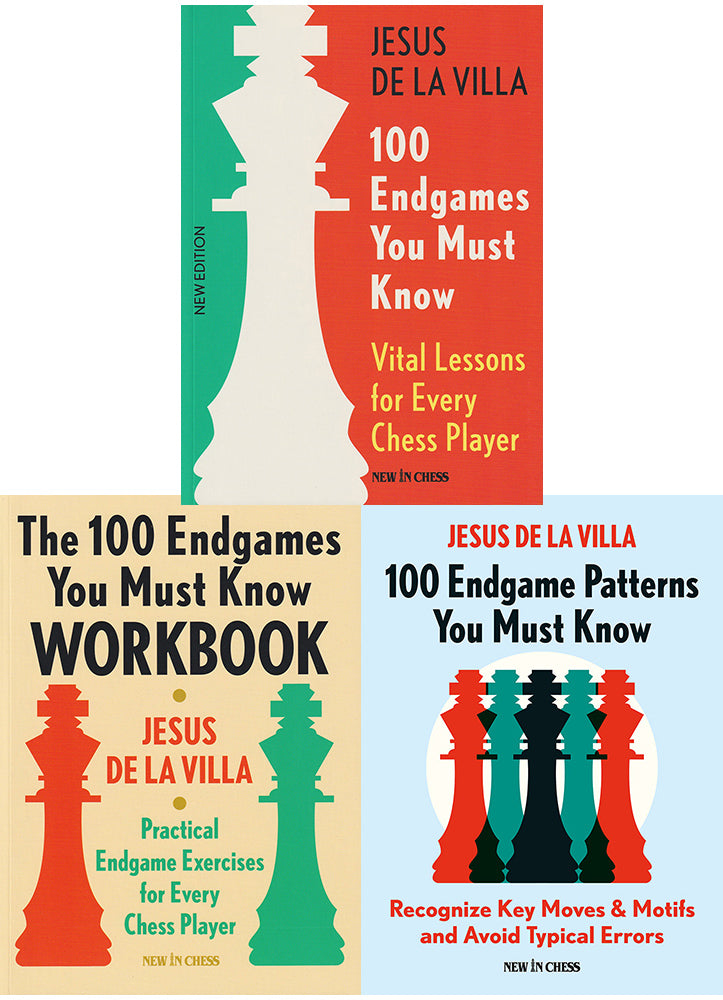 100 Endgames You Must Know Collection - Jesus de la Villa (3 Books)