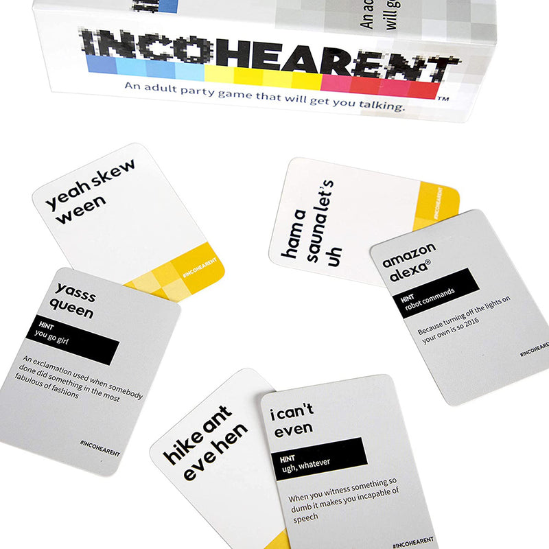 Incohearent - An adult party game that will get you talking