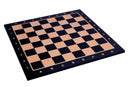 Regular Black Mahogany and Maple Chess Board with Algebraic Notation (REG 4)