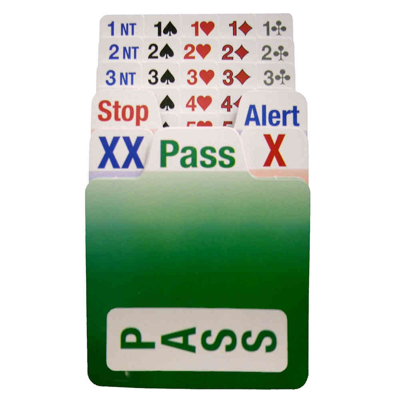 Bridge Partner - Bidding Cards: Single Set (Left Handed)