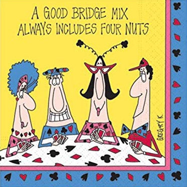 Bridge Napkins C - A Good Bridge Mix