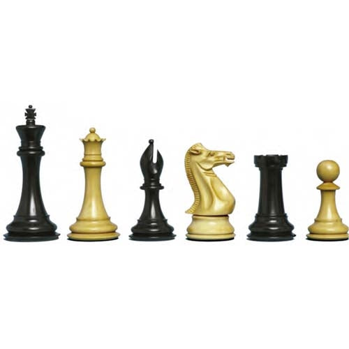 Championship Staunton Ebony Chess Pieces 4.25" King