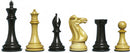 Championship Staunton Ebony Chess Pieces 4.25" King