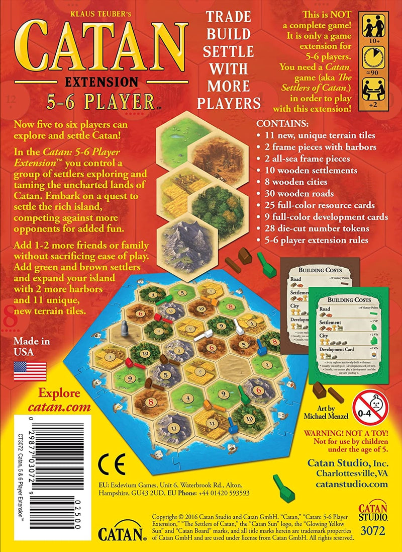 Catan 5-6 Player Extension - Base Game