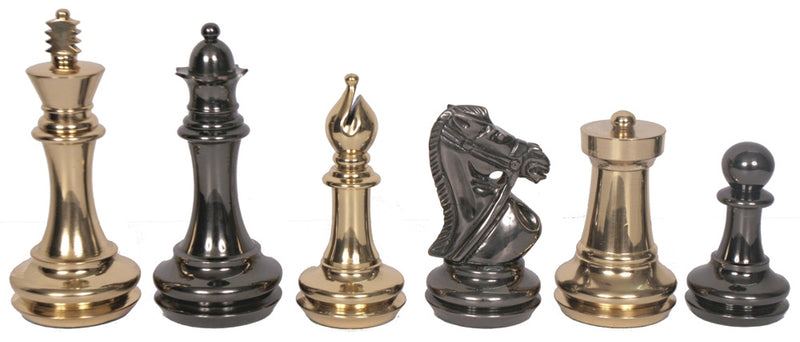 Brass Staunton Chess Pieces 4" King