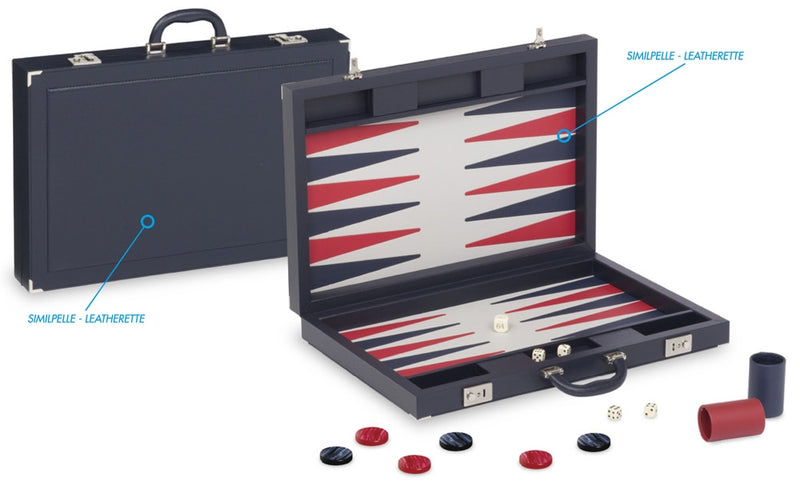 Dal Negro Luxury Backgammon Set - Valigia Blue