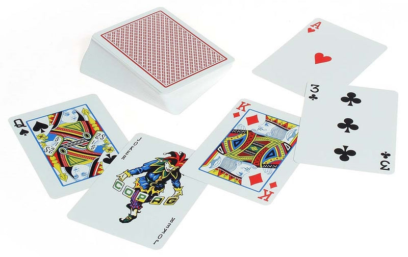 Copag 100% Plastic Playing Cards - Regular Index (Red)
