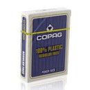 Copag 100% Plastic Playing Cards - Regular Index (Blue)