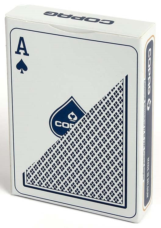 Copag 100% Plastic Playing Cards - Regular Index (Blue)