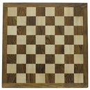 Solid Wood Sheesham and Maple Chess Board (Square Edged)