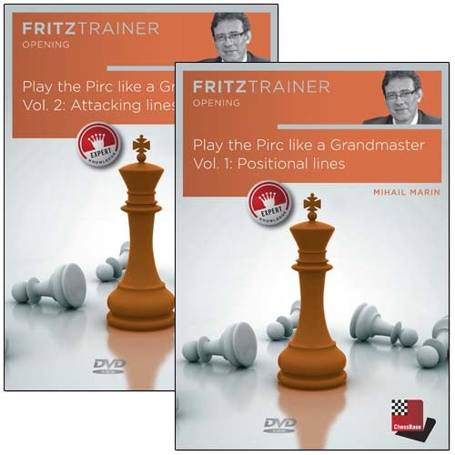 Play the Pirc like a Grandmaster Vol 1 & 2 - Mihail Marin (2 x PC-DVD)