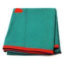 Polyester Bridge Table Cloth with Suit Symbols - Forest Green (47" square)