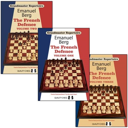 Grandmaster Repertoire: The French Defence Volume 1, 2 and 3 - Emanuel Berg (3 books, Paperback)