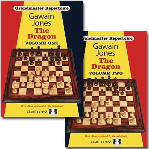 Grandmaster Repertoire: The Dragon Volume 1 and 2 - Gawain Jones (2 books, paperback)