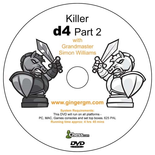 Killer d4 Part 1 and 2 with Grandmaster Simon Williams (2 DVDs)