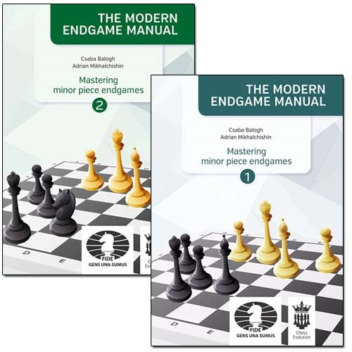 The Modern Endgame Manual: Mastering Minor Piece Endgames 1 and 2 - Adrian Mikhalchishin & Csaba Balogh (2 books)