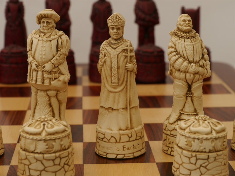 Berkeley Chess Decorative Chessmen - English - Cardinal