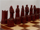 Berkeley Chess Decorative Chessmen - English - Cardinal