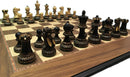 Parker Burnt Chess Combination (Parker Chess Set, LCC Lux 50mm, Large Box)