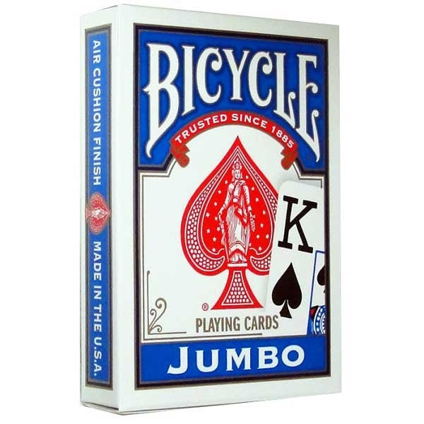 Bicycle Playing Cards - Jumbo (Blue)