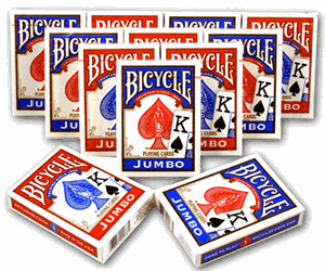 Bicycle Playing Cards - Jumbo (Dozen Packs)