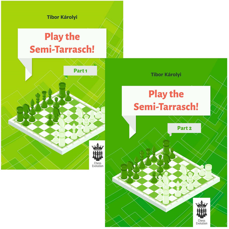 Play the Semi-Tarrasch! Part 1 and Part 2 - Tibor Karolyi (2 books)