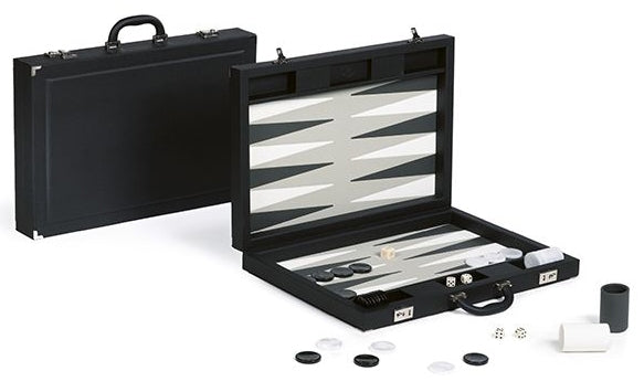 Dal Negro Luxury Backgammon Set - Black