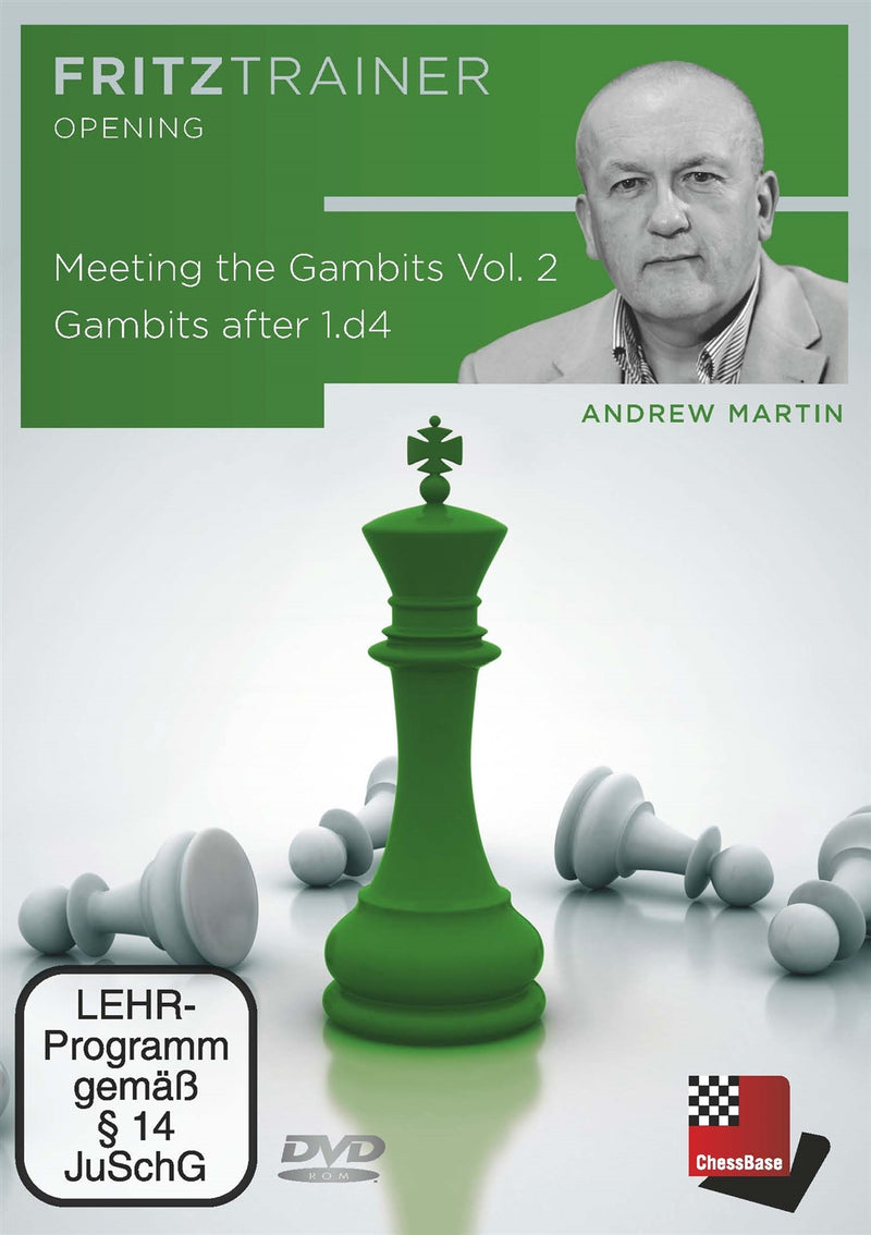 Meeting the Gambits Vol. 2: Gambits after 1.d4 - Andrew Martin (PC-DVD)