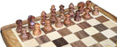 Smyslov Wooden Folding Magnetic Travel Chess Set (7''x 3.5")