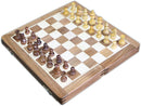 Alekhine Wooden Folding Magnetic Travel Chess Set (10'' x 5")