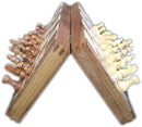 Fischer Wooden Folding Magnetic Travel Chess Set (14'' x 7")