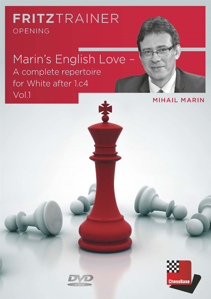 Marin's English Love: A Complete Repertoire for White after 1.c4 Vol 1 - Mihail Marin (PC-DVD)