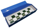 Tournament Chess Set Box (Plastic Gambit Pieces, Roll-Mat, Magnetic Clasp Box)