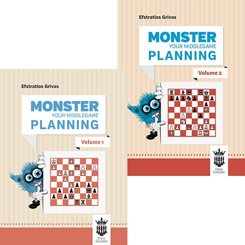 Monster Your Middlegame Planning Volume 1 and 2 - Efstratios Grivas (2 books)