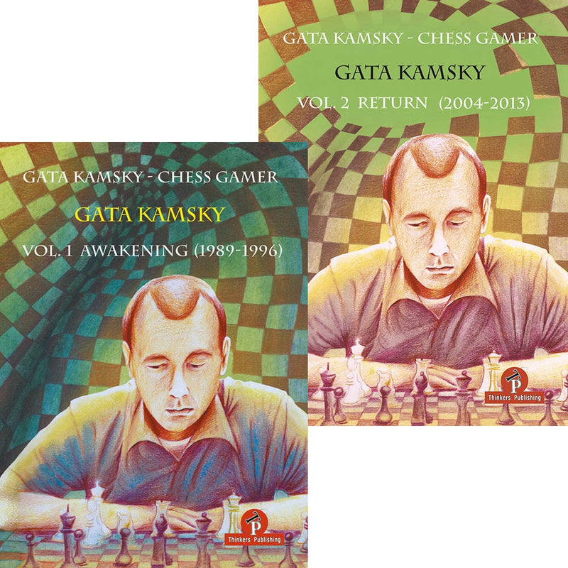 The Chess Gamer Vol 1 and Vol 2: 1989 to 2013 - Gata Kamsky (2 books)