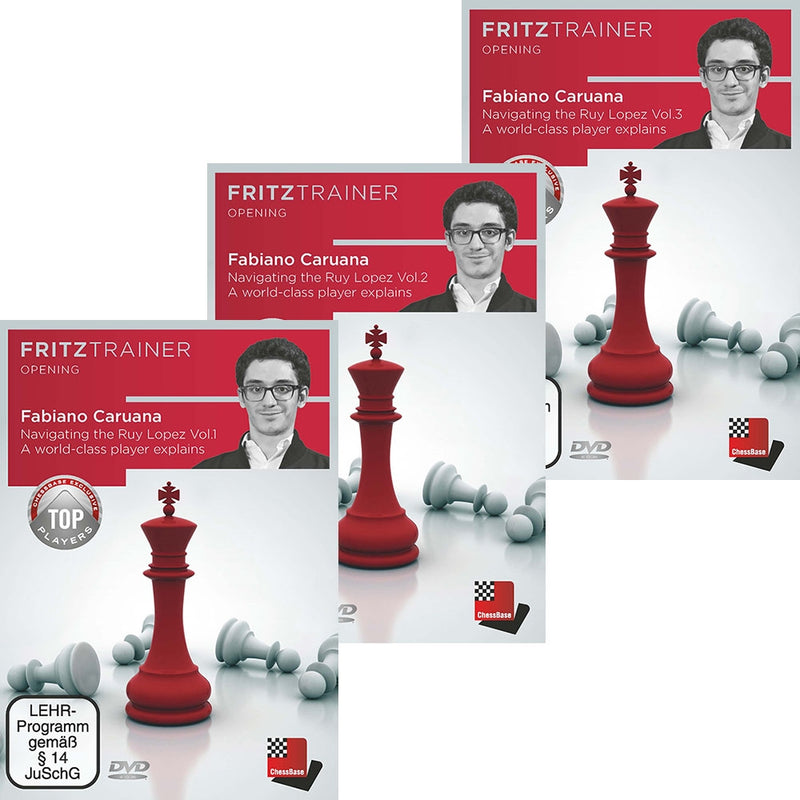 Navigating the Ruy Lopez Vol. 1 to 3 - Fabiano Caruana (3 PC-DVDs in 1)