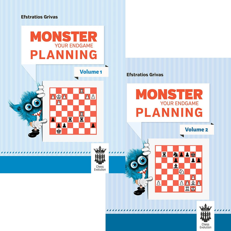 Monster Your Endgame Planning Volume 1 and 2 - Efstratios Grivas (2 books)