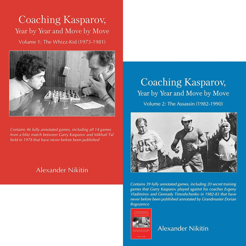 Coaching Kasparov Volumes 1 and 2 - Alexander Nikitin (2 books)