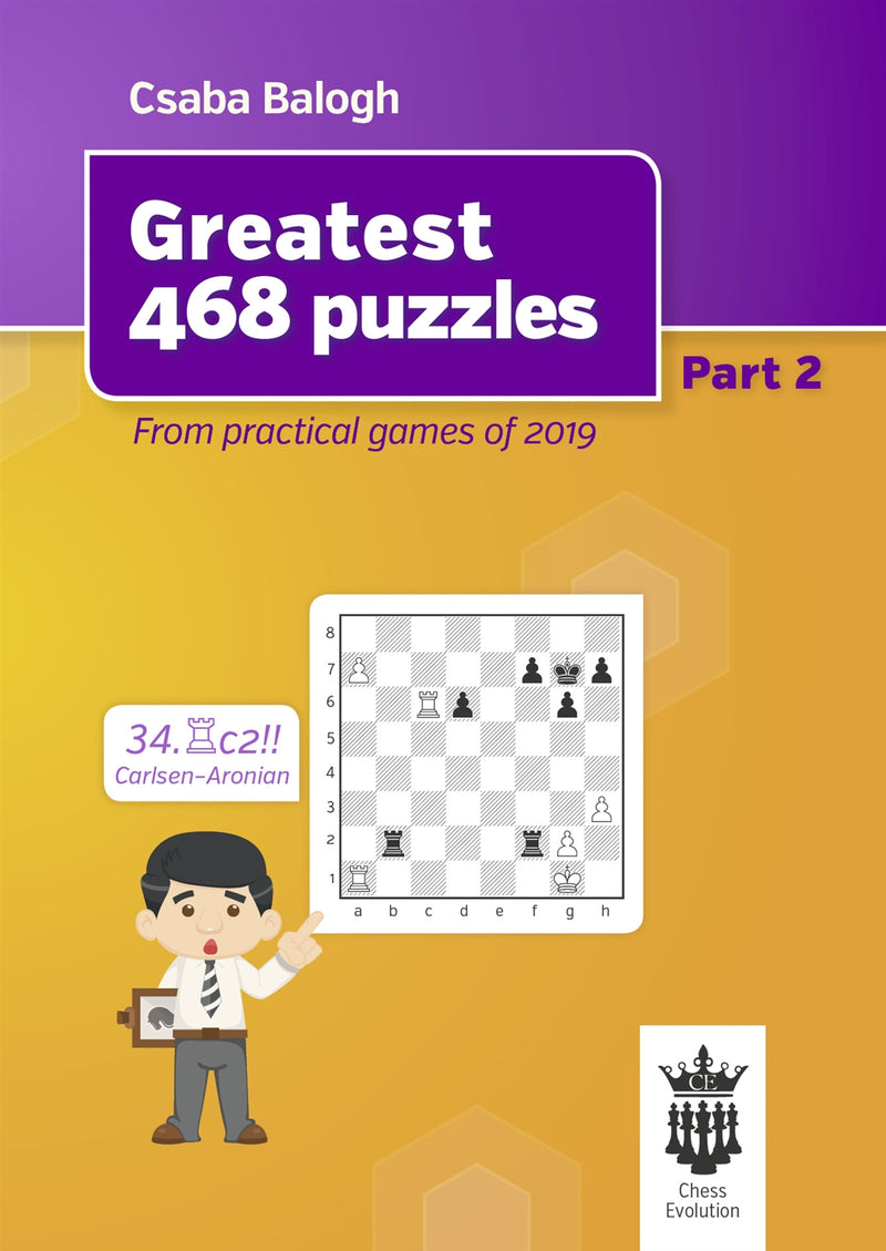 Greatest 468 Puzzles Part 2: From Practical Games of 2019 - Csaba Balogh