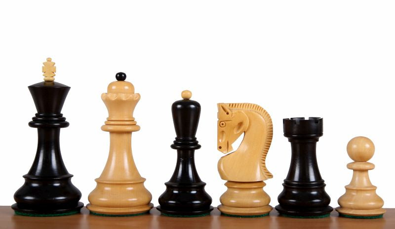 Zagreb Ebonized Chess Pieces 3.75" King