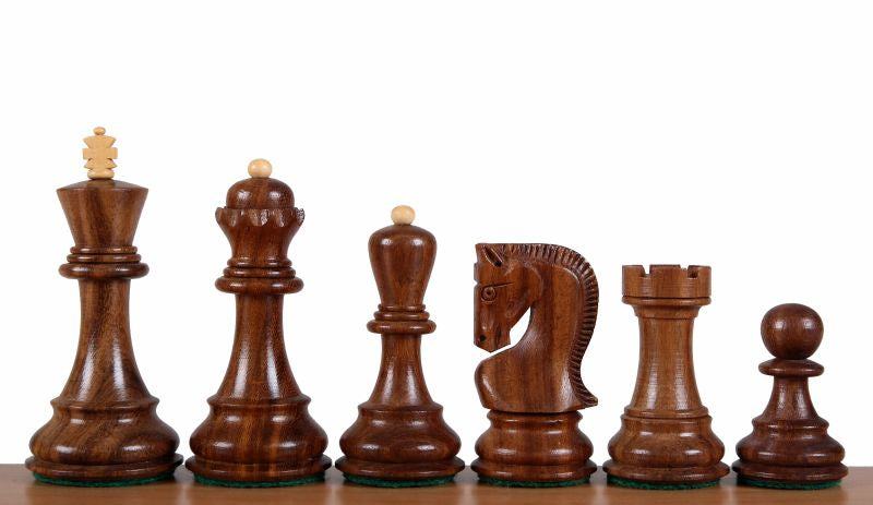 Zagreb Acacia Chess Pieces 3.75" King