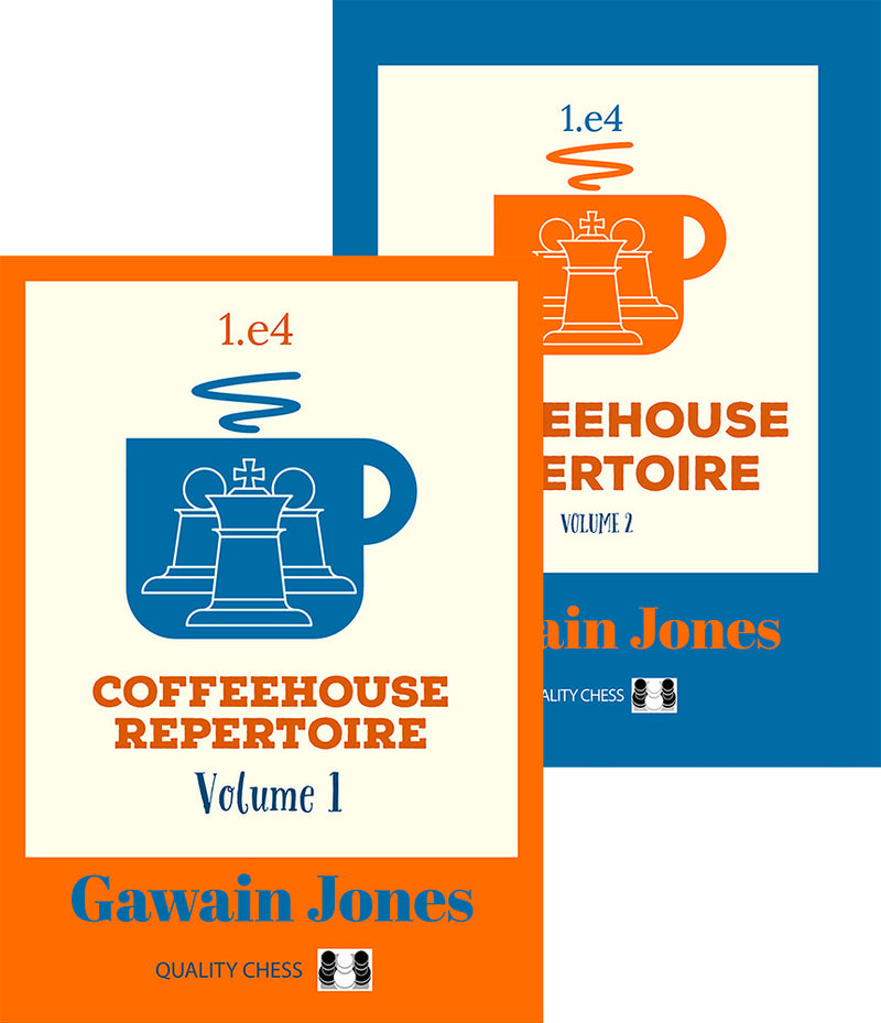 Coffeehouse Repertoire 1.e4 Volume 1 & 2 - Gawain Jones (2 books)