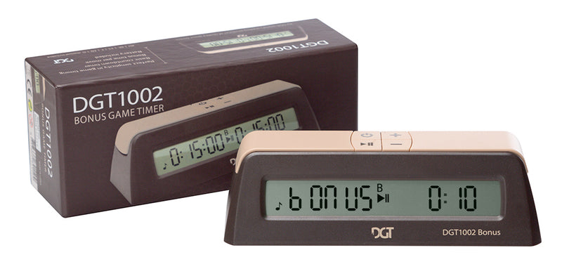 DGT 1002 Digital Chess Clock with Bonus Timer