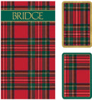 Caspari Bridge Gift Set - Plaid