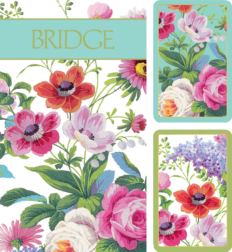 Caspari Bridge Gift Set - Edwardian Garden